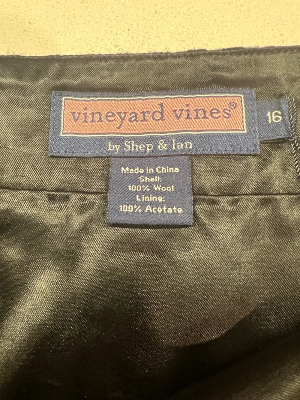 Vineyard Vines Red and Green Plaid Mini Skirt with Black Trim - Picture 2 of 5